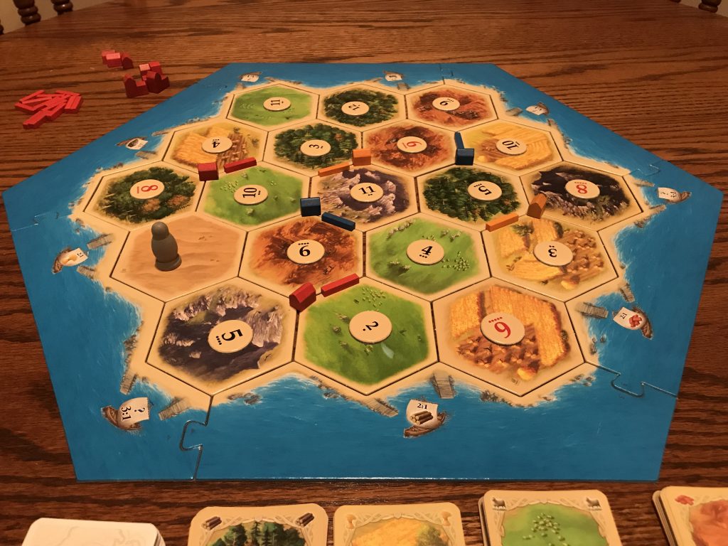 the settlers of catan board game 3d edition